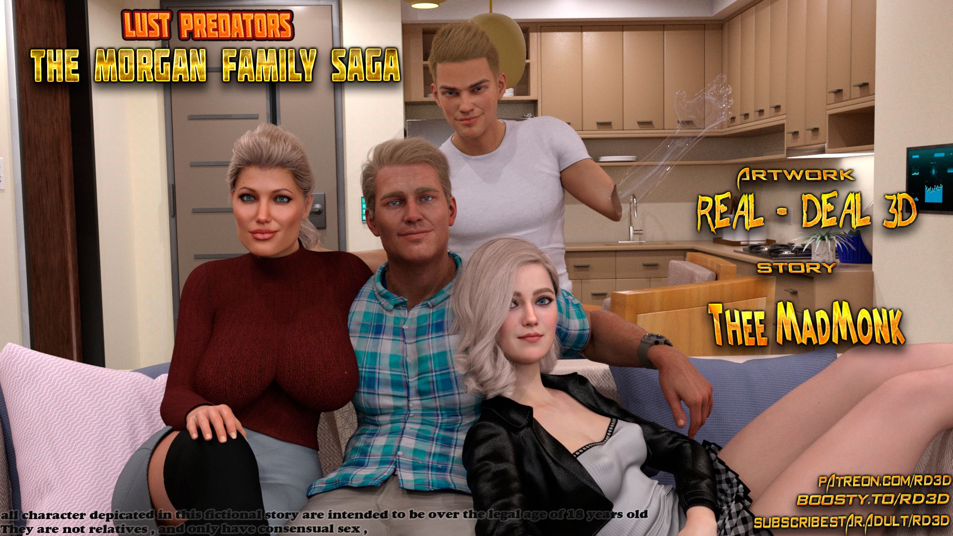 Lust Predators - The Morgan Family Saga [Real-Deal 3D] Chapter 1 - Page 1