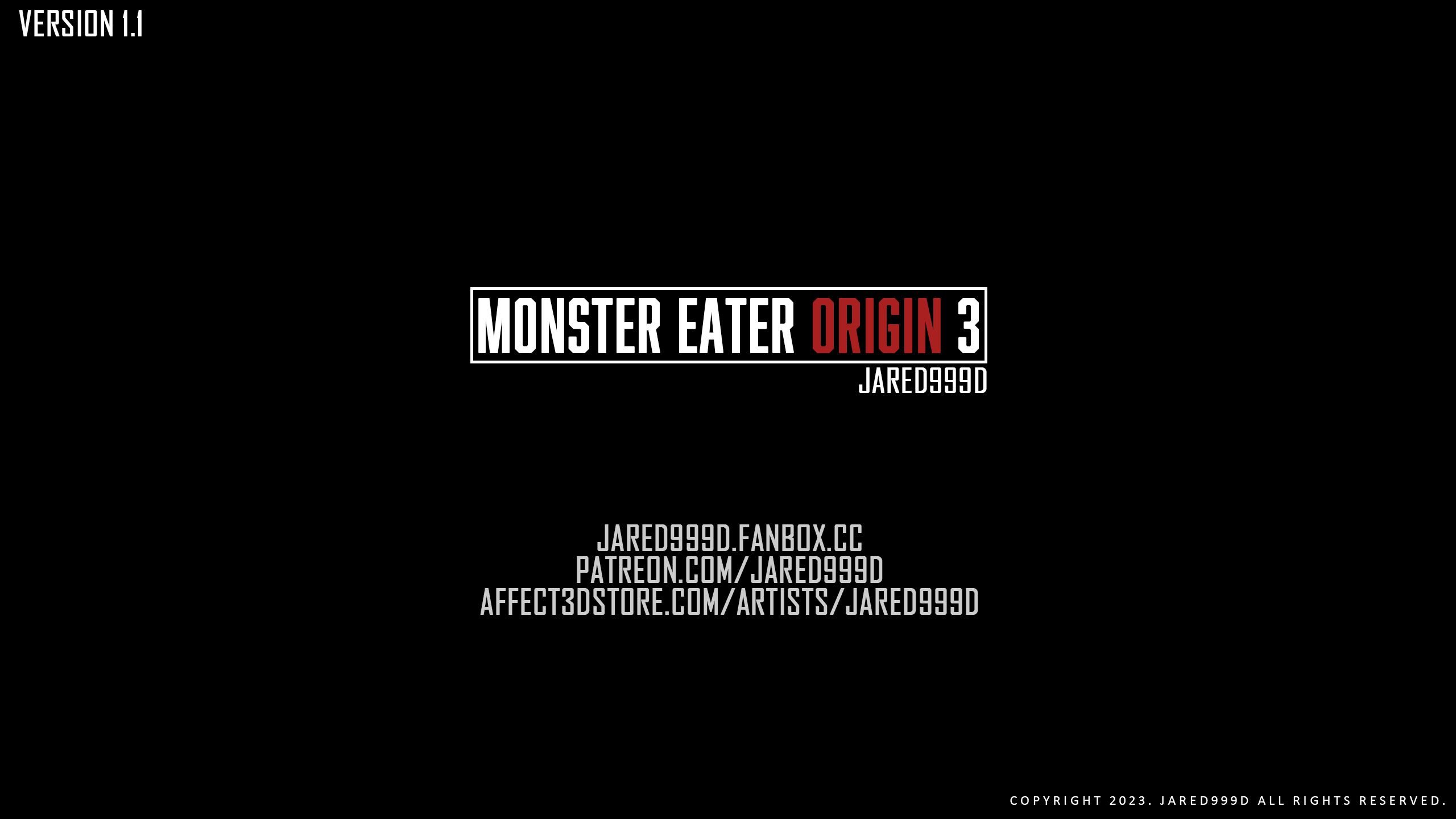 Monster Eater [Jared999D] Monster Eater Origins 3 - Textless - Chapter 7 - Page 1