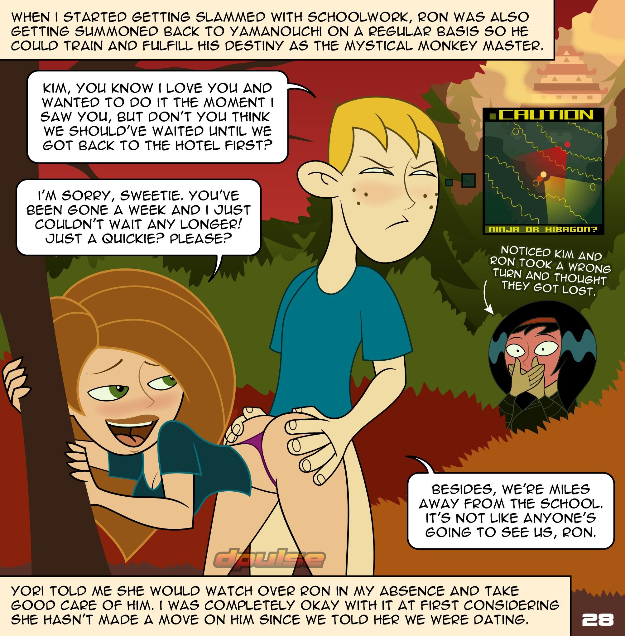 Road to Threesome (Kim Possible) [DeathPulse] Chapter 1 - Page 30