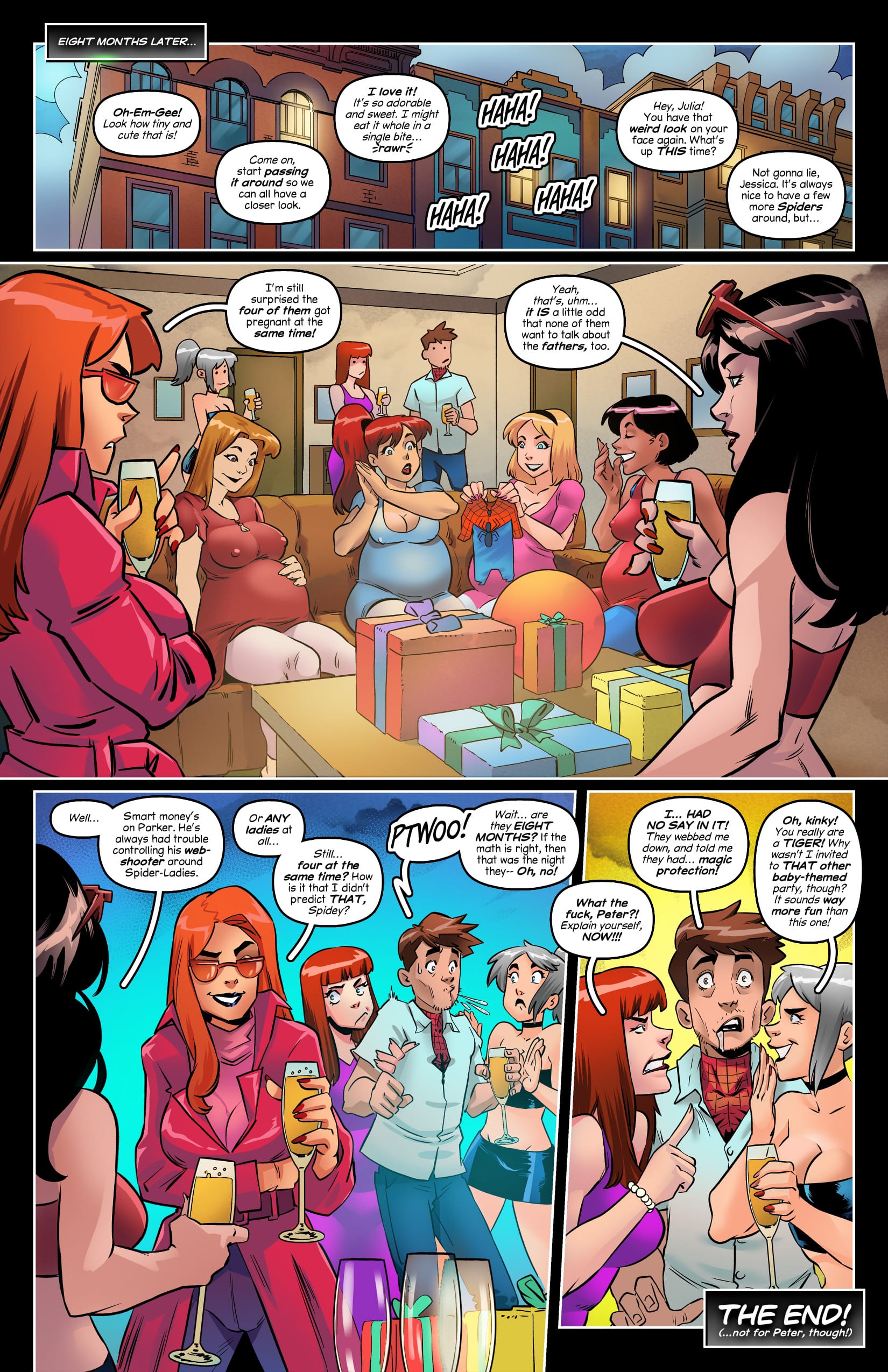 Sluttish Spider Bitches’ Night Out (Spider-Man, X-Men) [Tracy Scops , Denideni Kun] Chapter 1 - Page 11