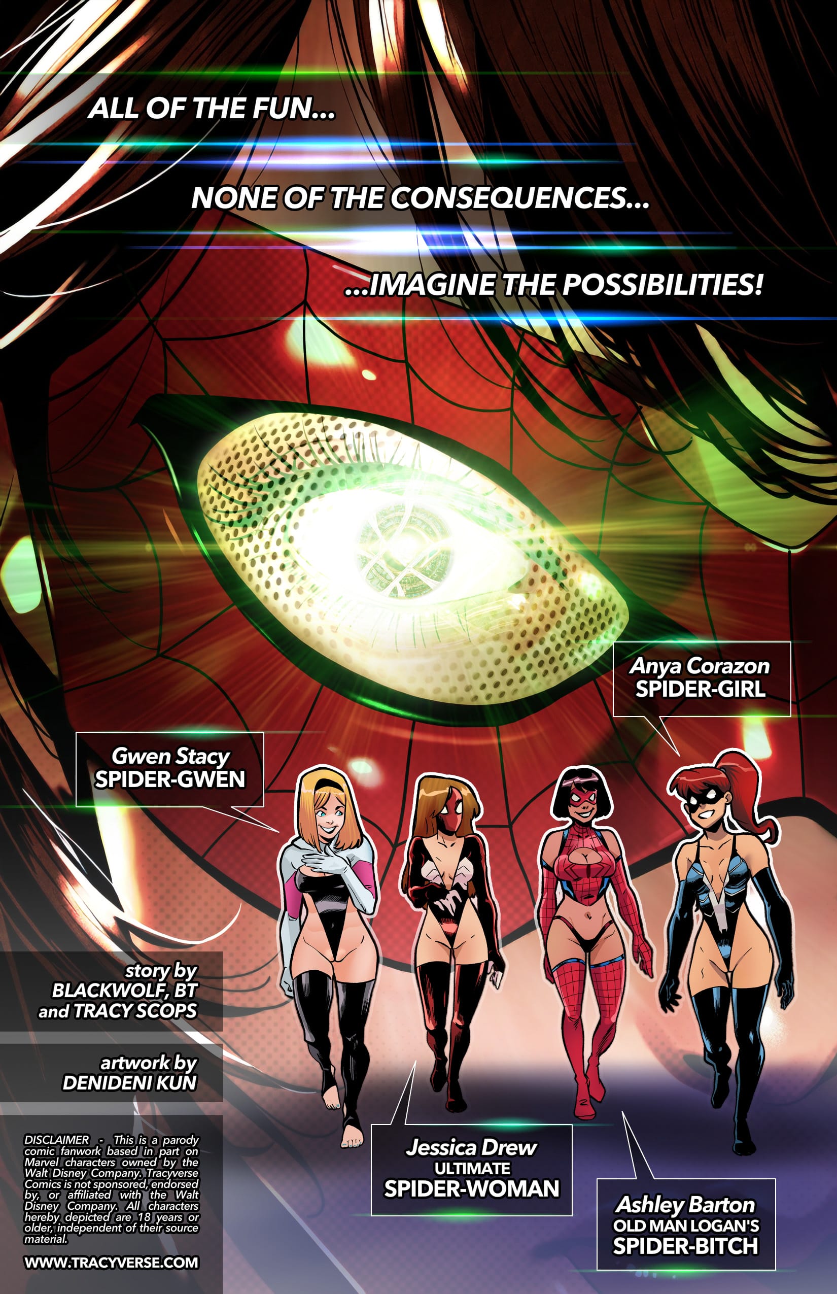 Sluttish Spider Bitches’ Night Out (Spider-Man, X-Men) [Tracy Scops , Denideni Kun] Chapter 1 - Page 2