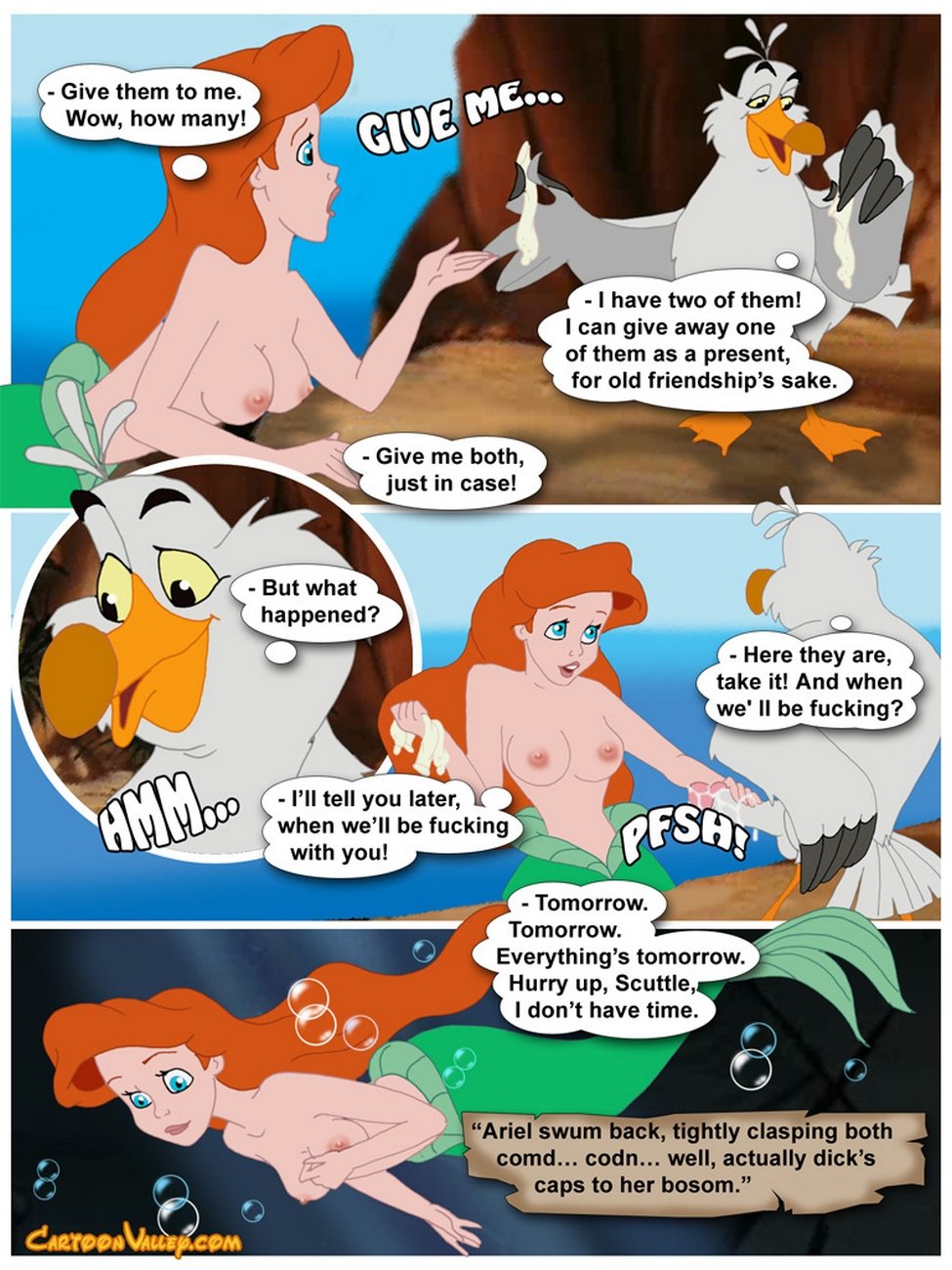 Ariel And New Sex Technique (The Little Mermaid) [Cartoon Valley] Chapter 1 - Page 4