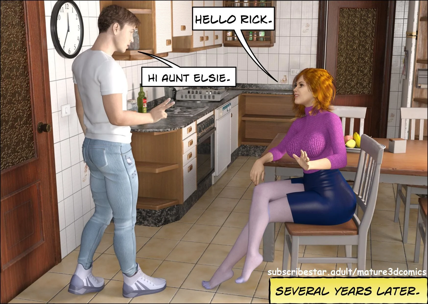 Aunt Elise [Mature3DComics] Chapter 1 - Page 2