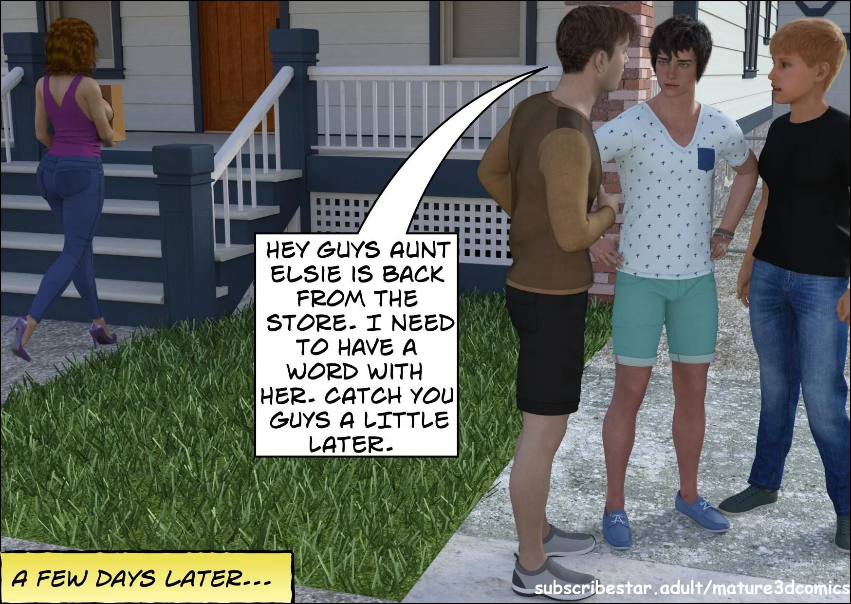 Aunt Elise [Mature3DComics] Chapter 1 - Page 5