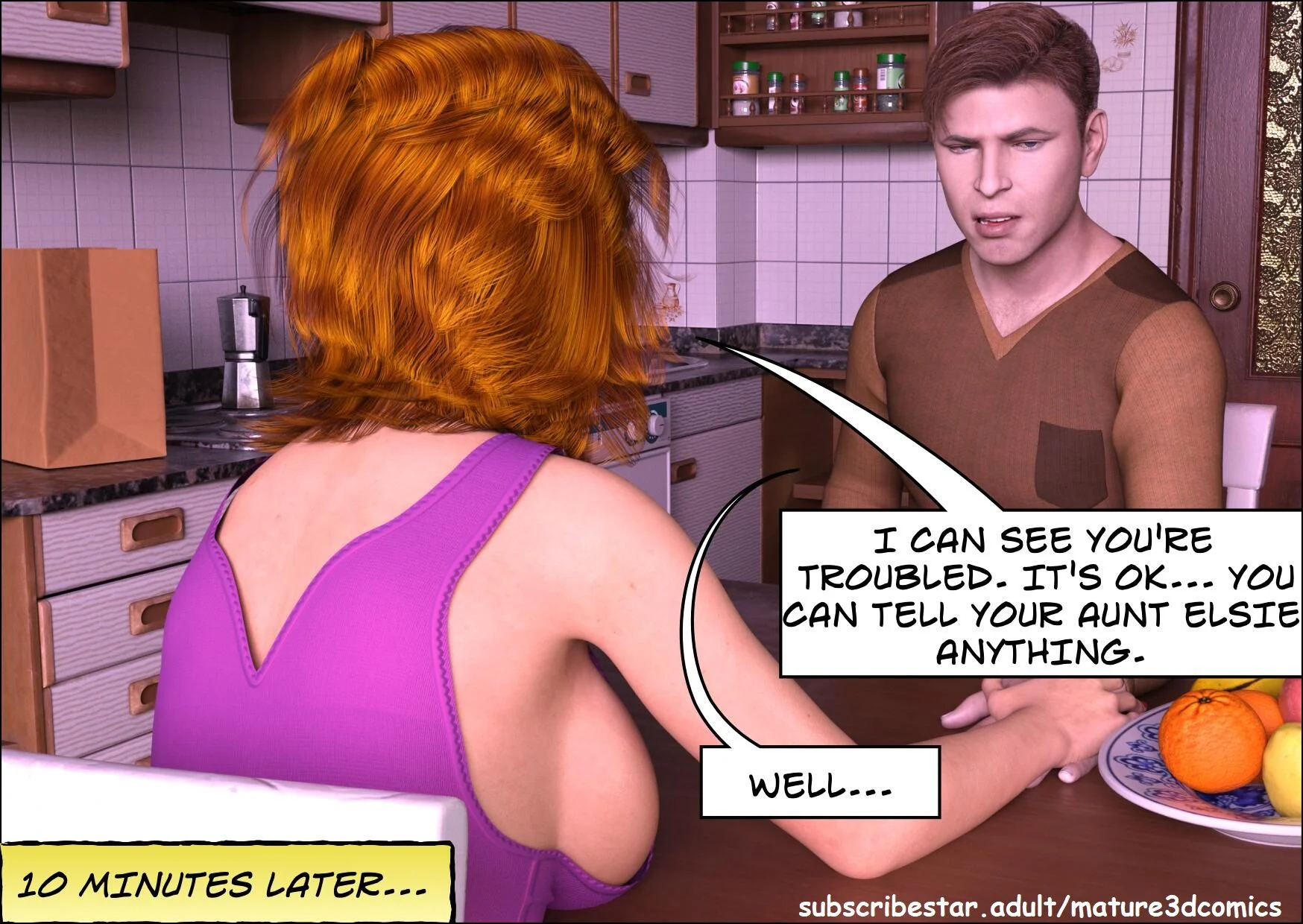 Aunt Elise [Mature3DComics] Chapter 1 - Page 6